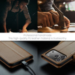 CASEME For iPhone 18 Pro Max / 17 Pro Max Case  023 Series RFID Blocking Leather Wallet Stand Phone Cover