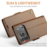 CASEME For iPhone 18 Pro Max / 17 Pro Max Case  023 Series RFID Blocking Leather Wallet Stand Phone Cover