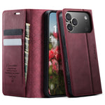 CASEME For iPhone 18 Pro / 17 Pro Case  033 Series RFID Blocking Wallet Stand Calf Texture Leather Phone Cover