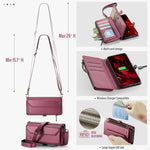 CASEME For Samsung Galaxy S25 FE Leather Case  C36 Zipper 10 Card Slots Phone Cover with Straps