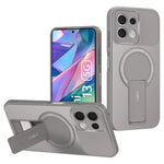 Xiaomi Redmi Note 13 5G-skal med stativ, kolfiberstruktur, PC + TPU-mobilskal