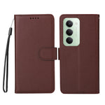 For Xiaomi Redmi 15 4G (EU) (171mm) Case RFID Blocking 3 Card Slots PU Leather Phone Cover with Wrist Strap