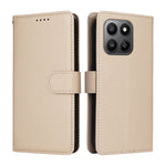For Honor 400 Smart 5G / 4G / X7d 4G Case RFID Blocking 3 Card Slots PU Leather Phone Cover with Wrist Strap