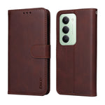 ENKAY HAT PRINCE För Xiaomi Redmi 15 4G (EU) (171 mm) PU-läder plånboksfodral med stativ och härdat glas