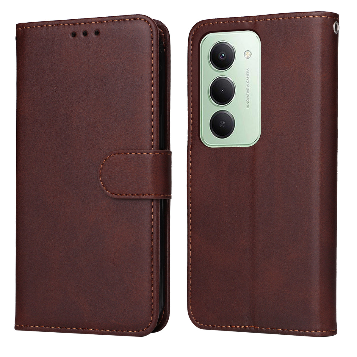 For Xiaomi Redmi 15 4G (EU) (171mm) Case Wallet PU Leather Folio Flip Phone Cover