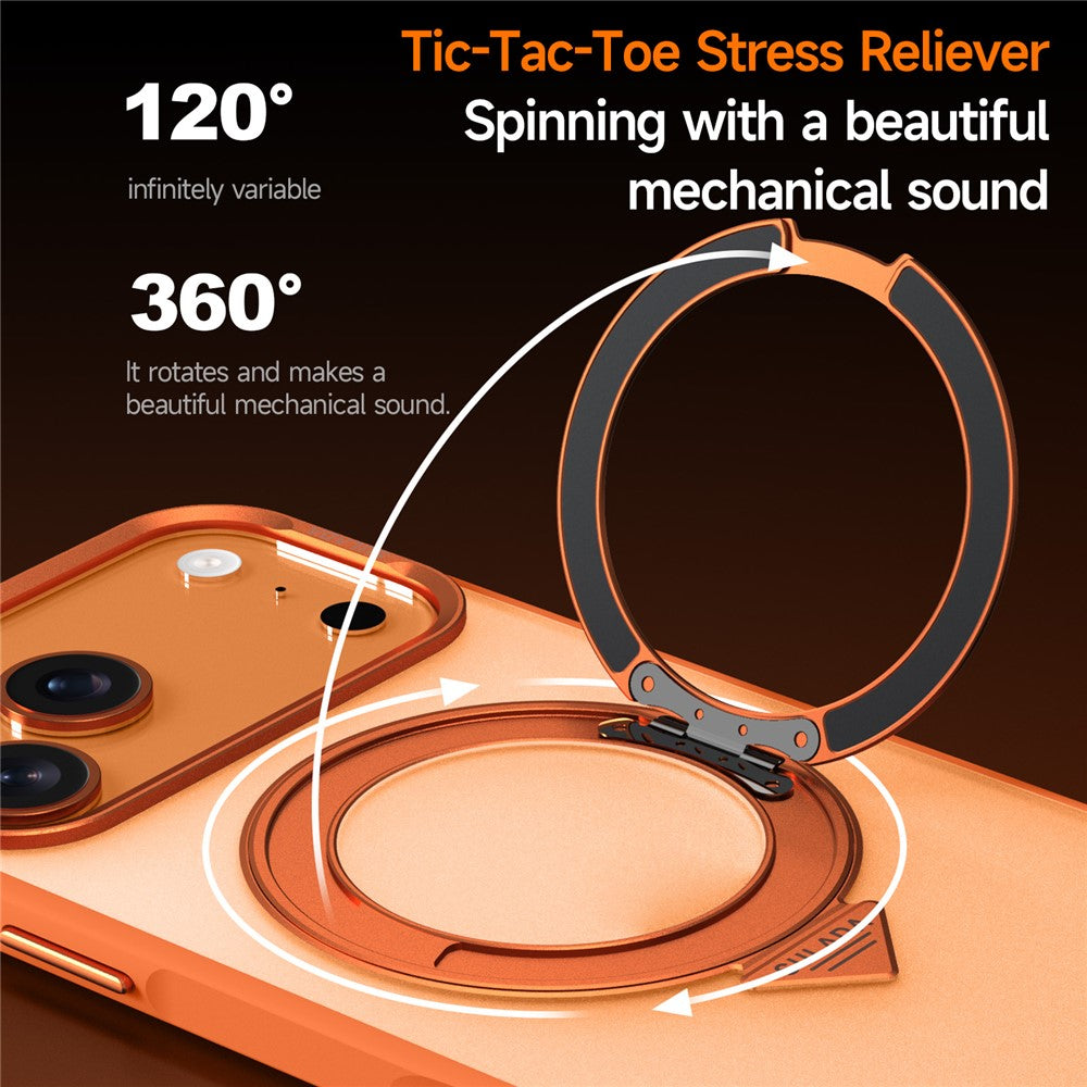 SULADA For iPhone 18 Pro Max / 17 Pro Max Case Magnetic Case Anti-Fingerprints Matte TPU + PC Phone Cover with Kickstand