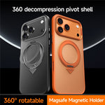 SULADA For iPhone 18 Pro Max / 17 Pro Max Case Magnetic Case Anti-Fingerprints Matte TPU + PC Phone Cover with Kickstand