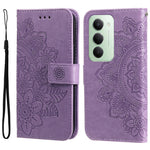 For Xiaomi Redmi 15 4G (EU) (171mm) Case Floral Pattern PU Leather Wallet Stand Phone Cover