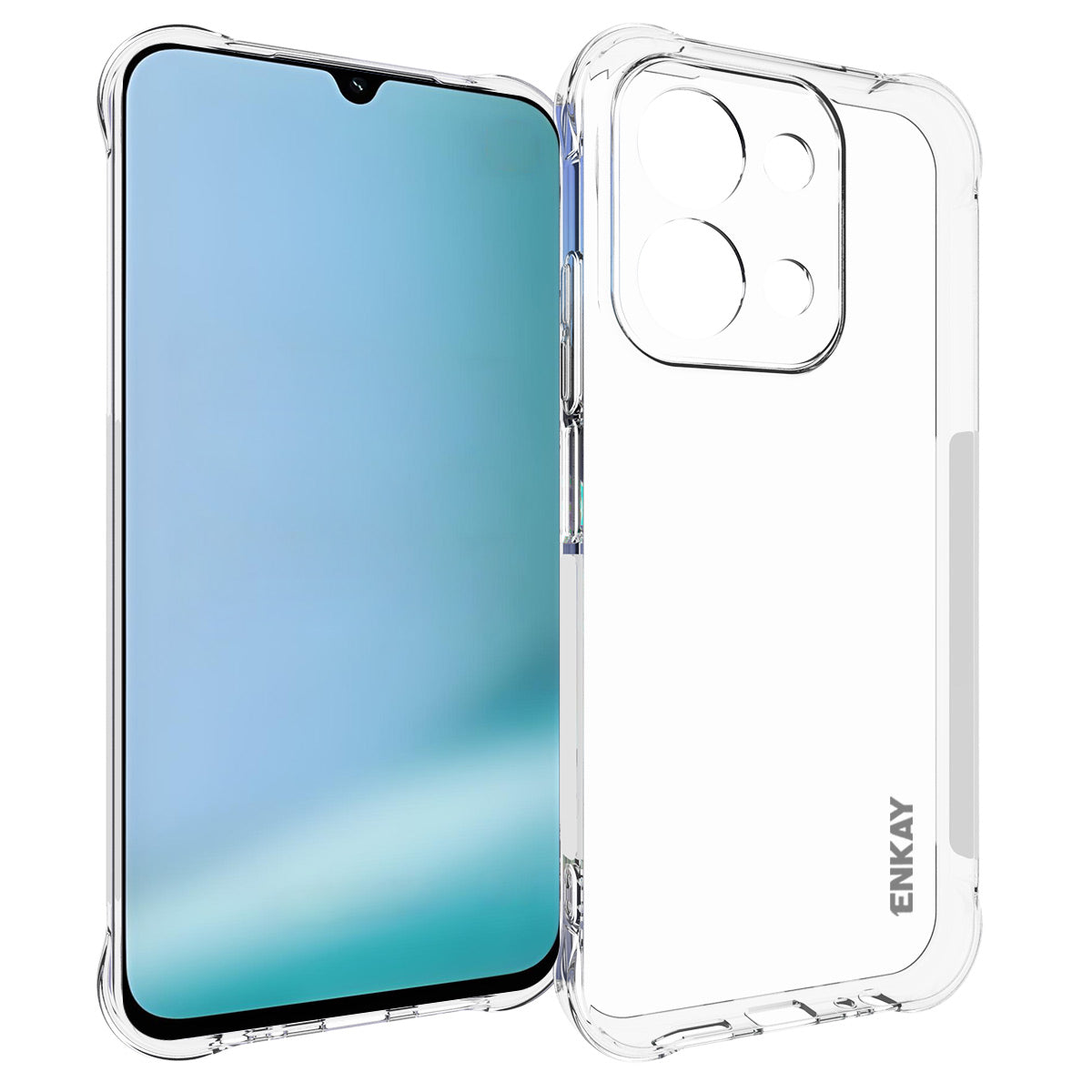 ENKAY HAT PRINCE-gennemsigtigt TPU-mobilcover til Xiaomi Redmi 15C 4G (EU) (173 mm) / 15C 5G (EU) (173 mm) / Poco C85 4G (173 mm)