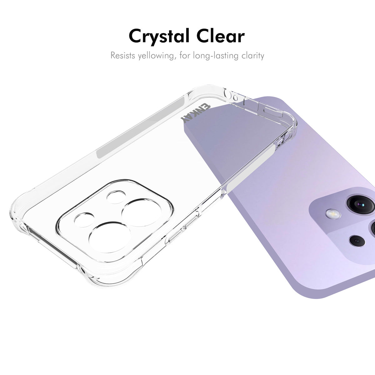 ENKAY HAT PRINCE For Xiaomi Redmi 15C 4G (Global) (171mm) / Poco C85 4G (171mm) Clear Phone Case   Shockproof Anti-slip TPU Cover