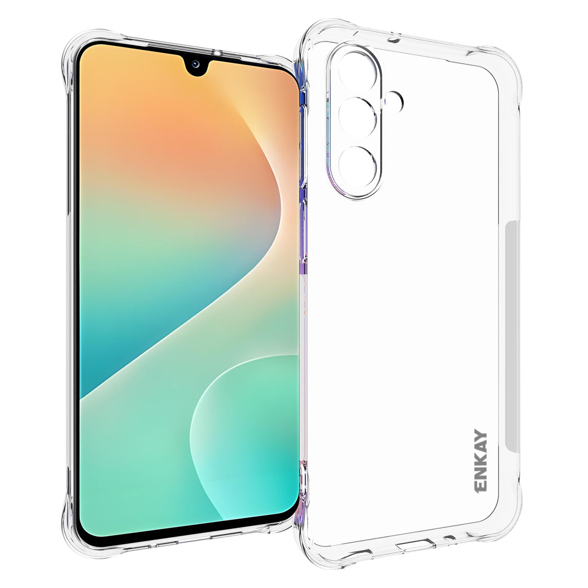 ENKAY HAT PRINCE For Samsung Galaxy M36 5G Clear Phone Case   Shockproof Anti-slip TPU Cover