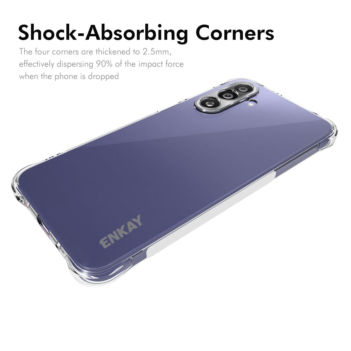ENKAY HAT PRINCE For Samsung Galaxy M36 5G Clear Phone Case   Shockproof Anti-slip TPU Cover
