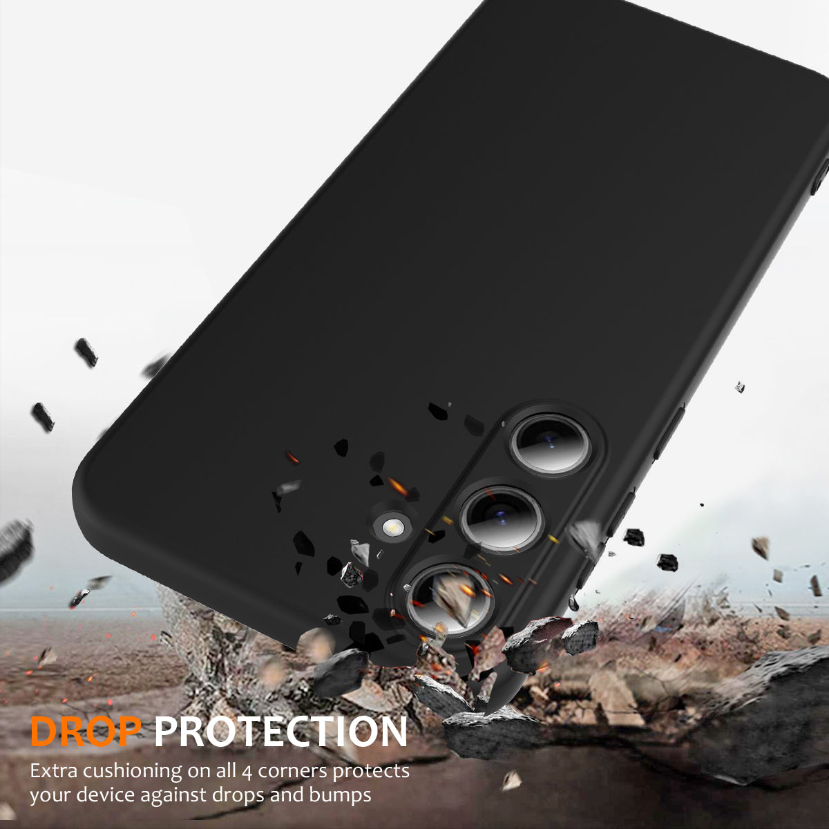Magnetiskt skal för Samsung Galaxy S25 FE, fallskyddande flytande silikonfodral