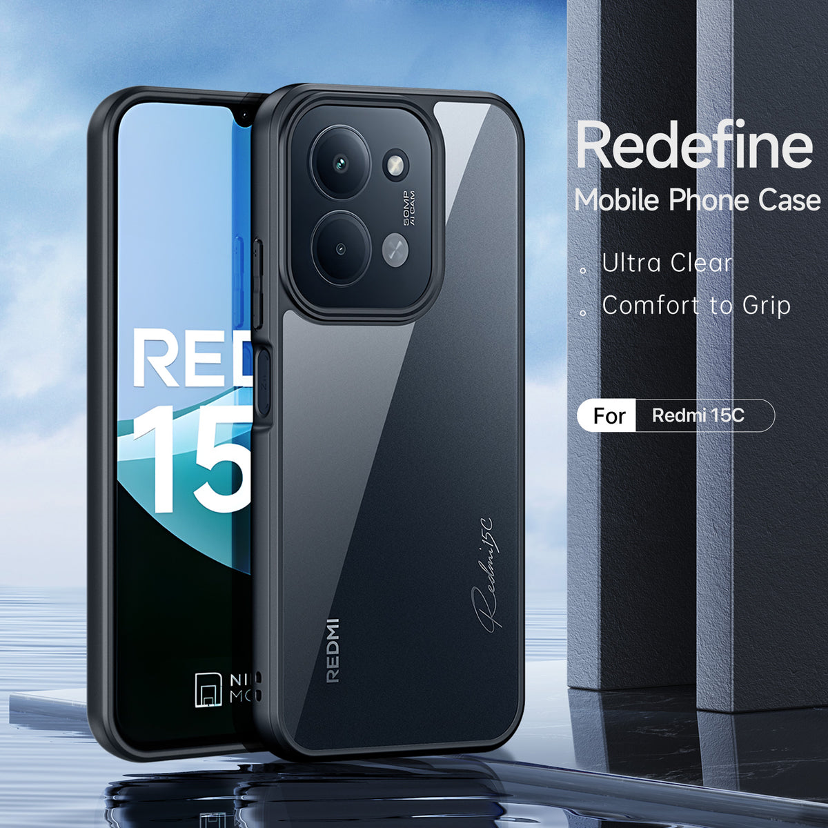 DUX DUCIS För Xiaomi Redmi 15C 4G (EU) (173 mm) / 15C 5G (EU) (173 mm) / Poco C85 4G (173 mm) Skal Aimo-serien mobilskal REACH-certifiering