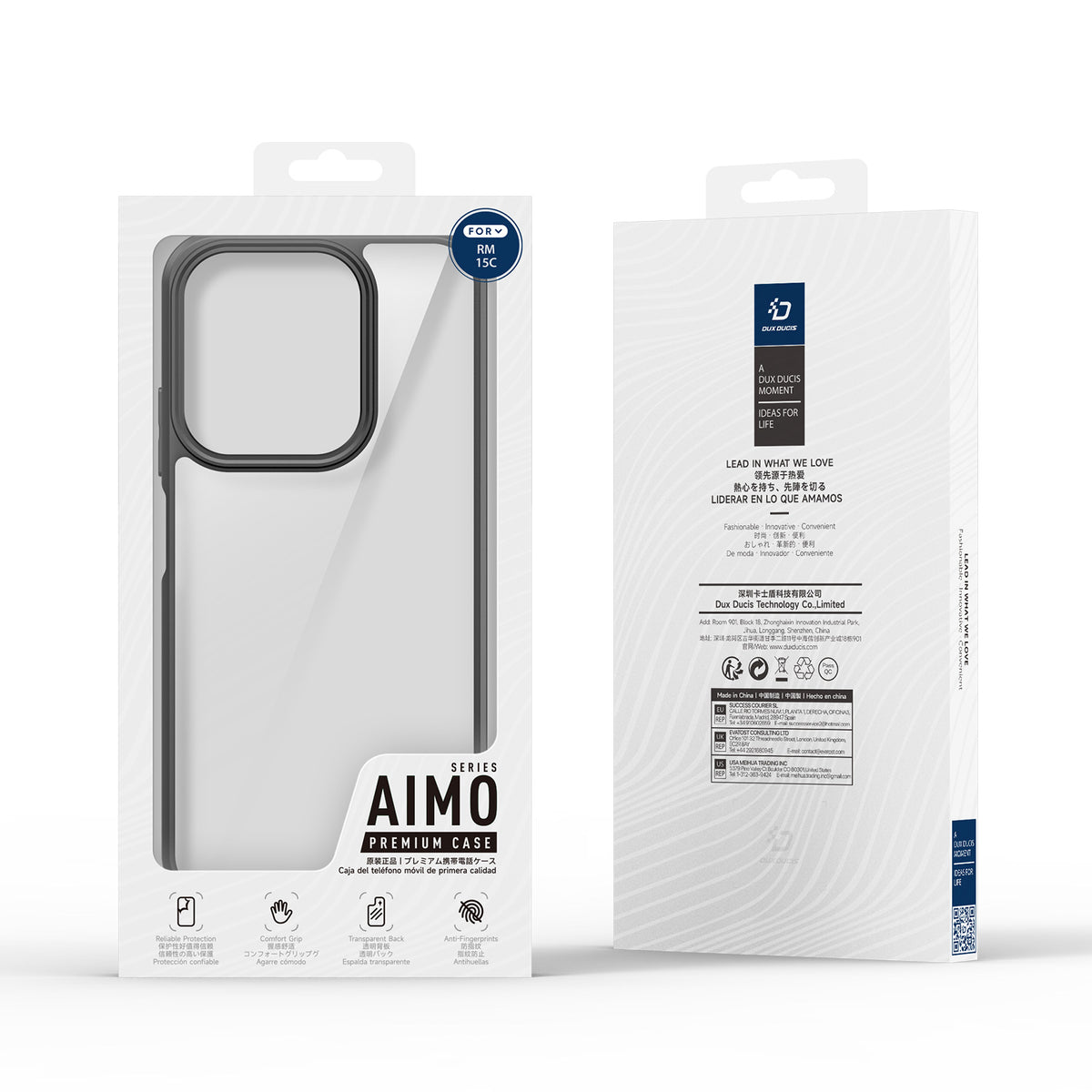 DUX DUCIS För Xiaomi Redmi 15C 4G (EU) (173 mm) / 15C 5G (EU) (173 mm) / Poco C85 4G (173 mm) Skal Aimo-serien mobilskal REACH-certifiering