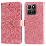 Honor 400 Smart 5G / 4G / X7d 4G Etui Solsikke Aftryk Læderpung Telefoncover