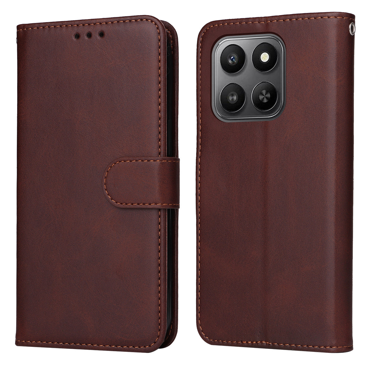 For Honor 400 Smart 5G / 4G / X7d 4G Case Wallet PU Leather Folio Flip Phone Cover