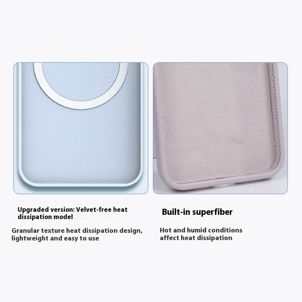 Til iPhone 17 Cover Kompatibel med MagSafe Ultra Tyndt Flydende Silikone + PC Telefoncover