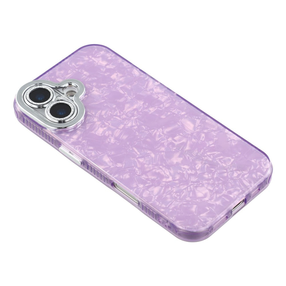 For iPhone 17 Case IMD Design Shockproof Hybrid Phone Cover with Glass Lens Film