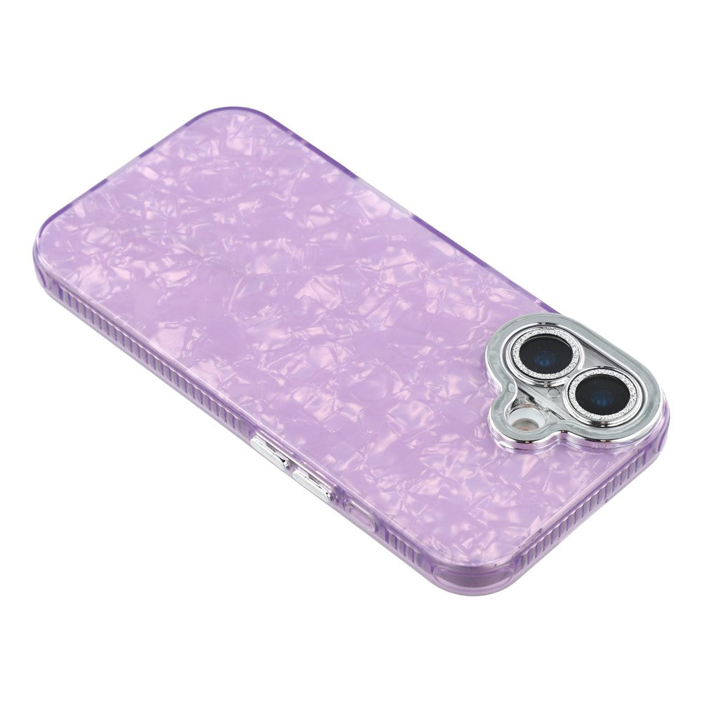 For iPhone 17 Case IMD Design Shockproof Hybrid Phone Cover with Glass Lens Film
