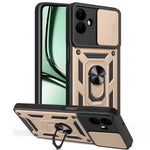AMORUS til Samsung Galaxy A08 5G / A08 4G / A07 5G / A07 4G etui Kickstand PC + TPU telefoncover med kameralinse skyder