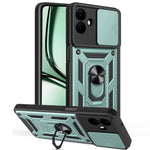 AMORUS til Samsung Galaxy A08 5G / A08 4G / A07 5G / A07 4G etui Kickstand PC + TPU telefoncover med kameralinse skyder