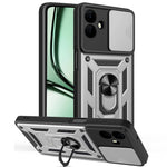 AMORUS til Samsung Galaxy A08 5G / A08 4G / A07 5G / A07 4G etui Kickstand PC + TPU telefoncover med kameralinse skyder