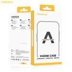 AMORUS For Honor 400 Lite 5G Case Kickstand PC + TPU Phone Cover with Camera Lens Slider