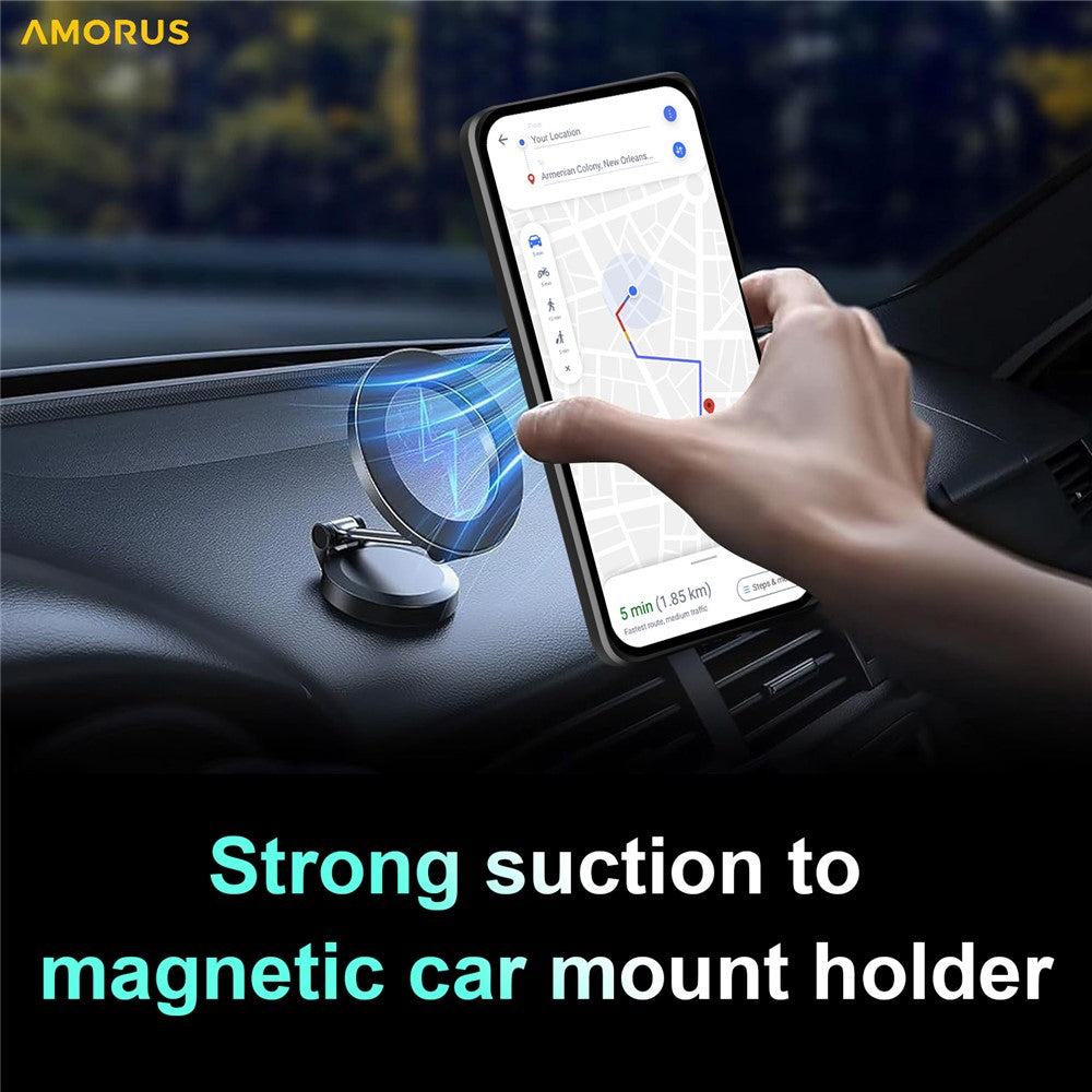 AMORUS For Honor 400 Lite 5G Case Kickstand PC + TPU Phone Cover with Camera Lens Slider