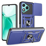 AMORUS For Honor 400 Lite 5G Case Kickstand PC + TPU Phone Cover with Camera Lens Slider