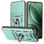 AMORUS Kickstand Case For Xiaomi Redmi K80 5G / Poco F7 Pro 5G PC + TPU Phone Cover with Camera Lens Slider