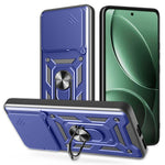 AMORUS Kickstand Case For Xiaomi Redmi K80 5G / Poco F7 Pro 5G PC + TPU Phone Cover with Camera Lens Slider