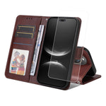 ENKAY HAT PRINCE For Huawei nova 14 Pro 5G Wallet Case   Calf Texture Leather Phone Stand Cover with Hydrogel Film / Strap