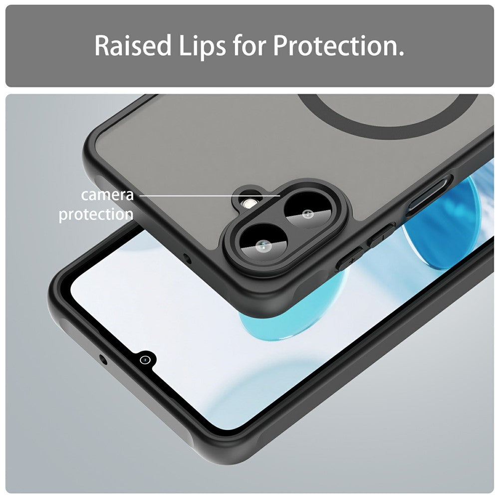 Til Samsung Galaxy A08 5G / A08 4G / A07 5G / A07 4G Magnetisk Cover Anti Drop PC + TPU Telefoncover