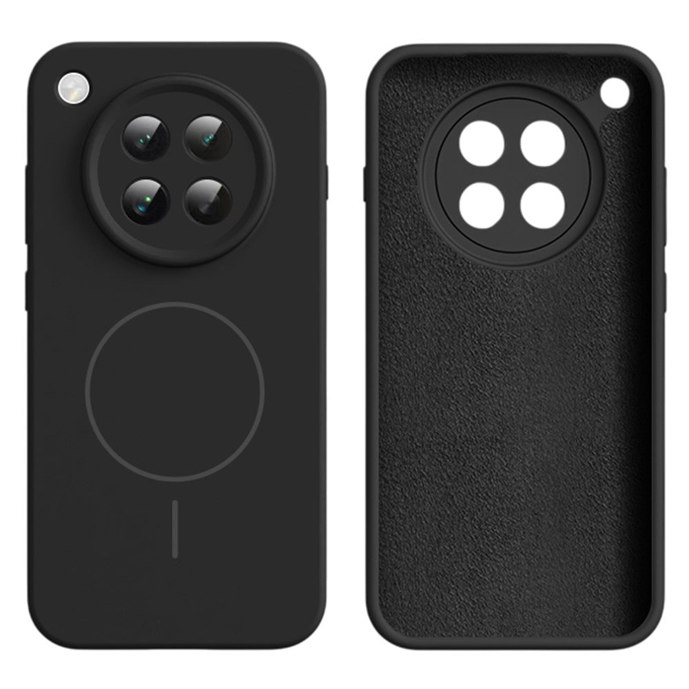 For Oppo Find X8s 5G Magnetic Case Soft Skin-Touch Liquid Silicone + PC Phone Cover