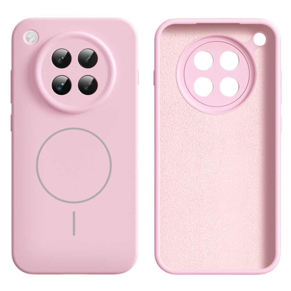 For Oppo Find X8s 5G Magnetic Case Soft Skin-Touch Liquid Silicone + PC Phone Cover