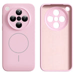 For Oppo Find X8 5G Magnetic Case Soft Skin-Touch Liquid Silicone + PC Phone Cover