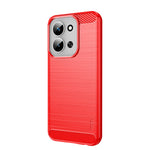 MOFI For Xiaomi Redmi 15C 4G (Global) (171mm) Back Cover  Brushed Texture Carbon Fiber Soft TPU Case