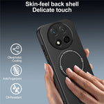 Phone Case For Honor X9c 5G / X60 Pro 5G / Magic7 Lite 5G Carbon Fiber Texture PC + TPU Cover with Kickstand