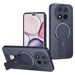 Phone Case For Honor X9c 5G / X60 Pro 5G / Magic7 Lite 5G Carbon Fiber Texture PC + TPU Cover with Kickstand