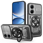 For Xiaomi Redmi Turbo 4 Pro 5G Magnetic Case Rotating Kickstand TPU + PC Phone Cover