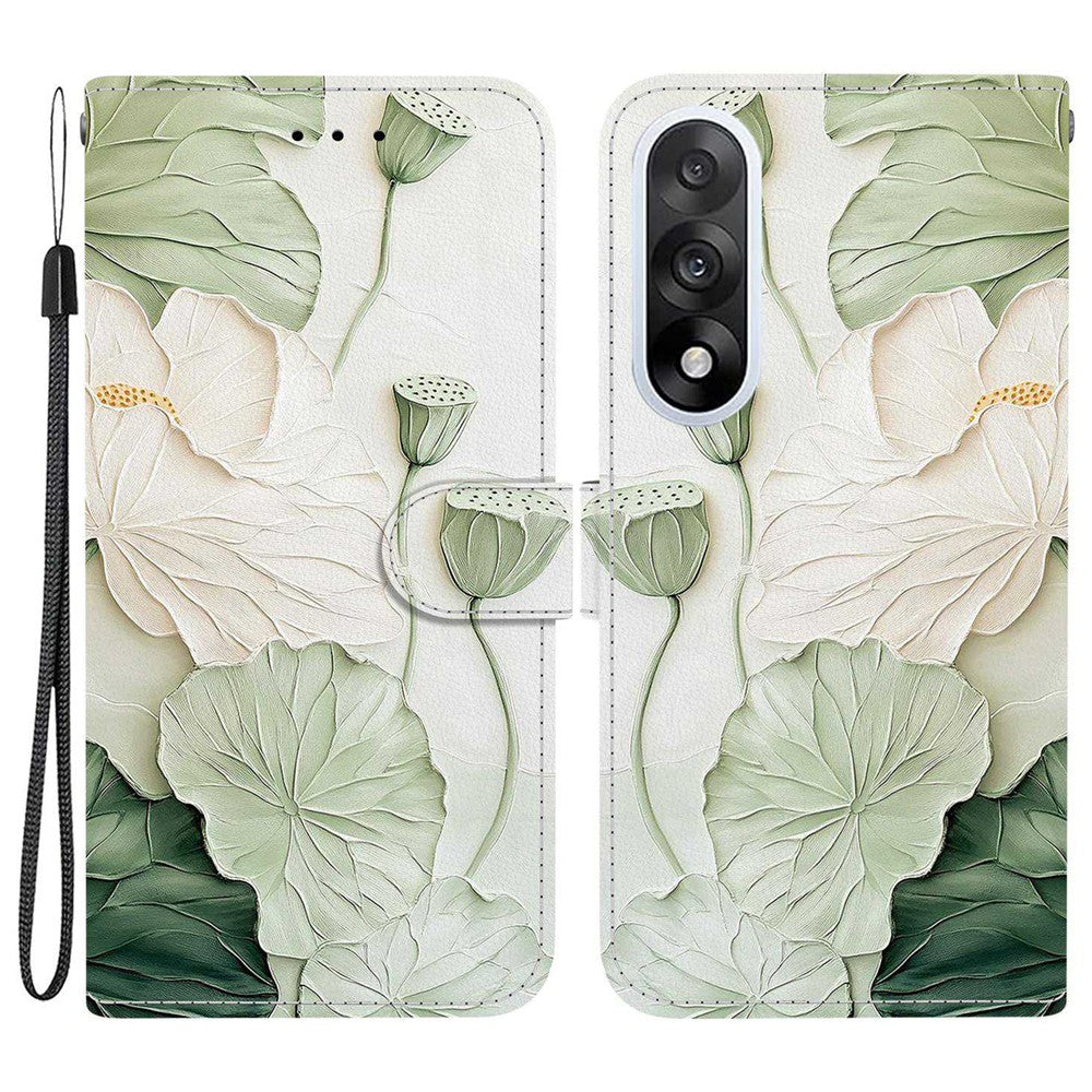 OnePlus Nord 5 5G / Ace 5 Ultra 5 5G Plånboksfodral Mönstertryck Läderfodral med Stativ och Rem