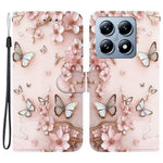 For Xiaomi 14T Wallet Case Pattern Printing Leather Stand Phone Cover with Strap