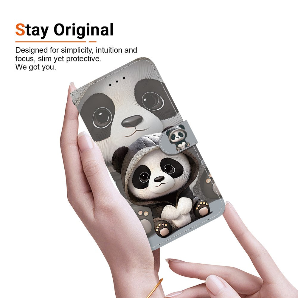 For Xiaomi 14T Pro Wallet Case Pattern Printing Leather Stand Phone Cover with Strap