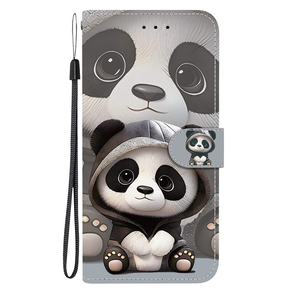 For Xiaomi 14T Pro Wallet Case Pattern Printing Leather Stand Phone Cover with Strap