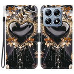 For Xiaomi 14T Pro Wallet Case Pattern Printing Leather Stand Phone Cover with Strap