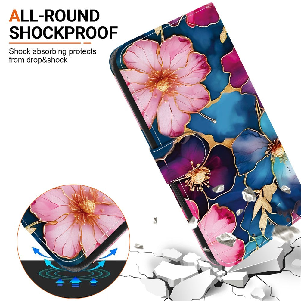 For Xiaomi 15 Ultra Wallet Case Pattern Printing Leather Stand Phone Cover with Strap