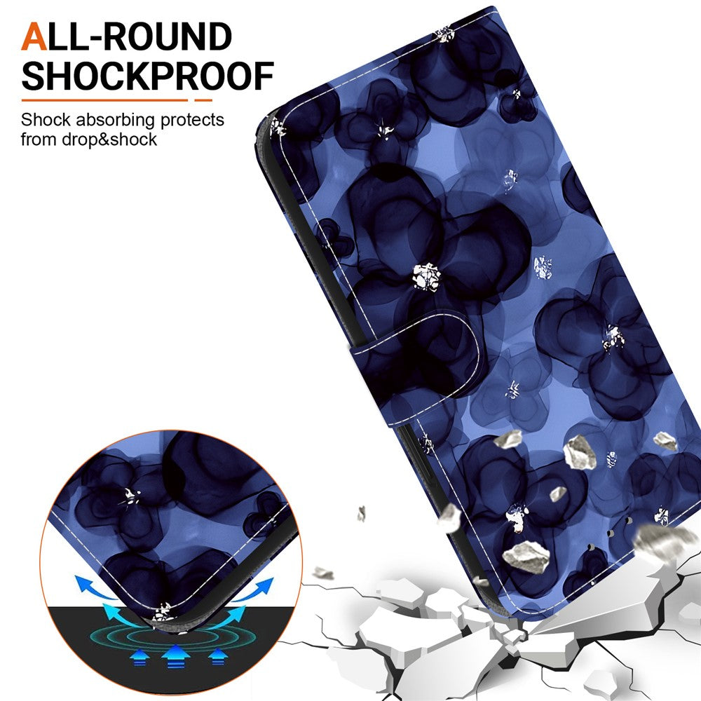 For Xiaomi Redmi Turbo 4 5G / Poco X7 Pro 5G Wallet Case Pattern Printing Leather Stand Phone Cover with Strap