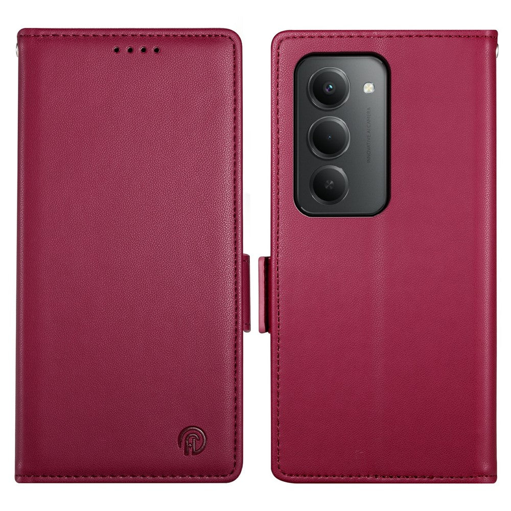 For Xiaomi Redmi 15 5G (Global) (169mm) Stand Case PU Leather Wallet Phone Cover
