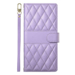 For Xiaomi Redmi 15 5G (Global) (169mm) Case Rhombus Stitching Wallet Stand Leather Phone Cover with Long  /  Short Strap